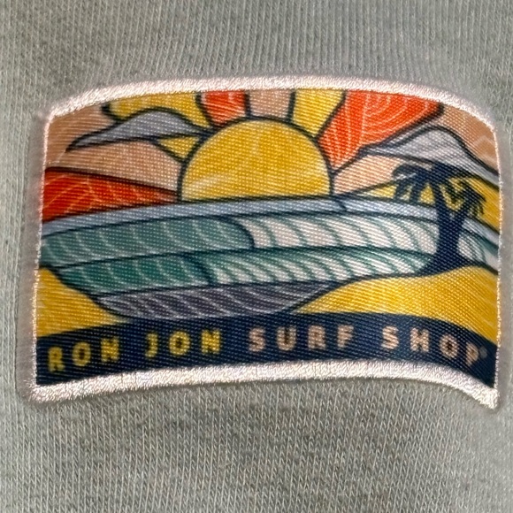 Ron Jon Surf Shop Women’s Small quarter zip sweatshirt pullover front pockets - Picture 3 of 9
